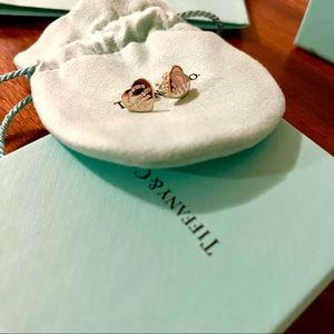 Tiffany & Co “Return to Tiffany” 925 heart stud earrings. Brand new w/ packaging